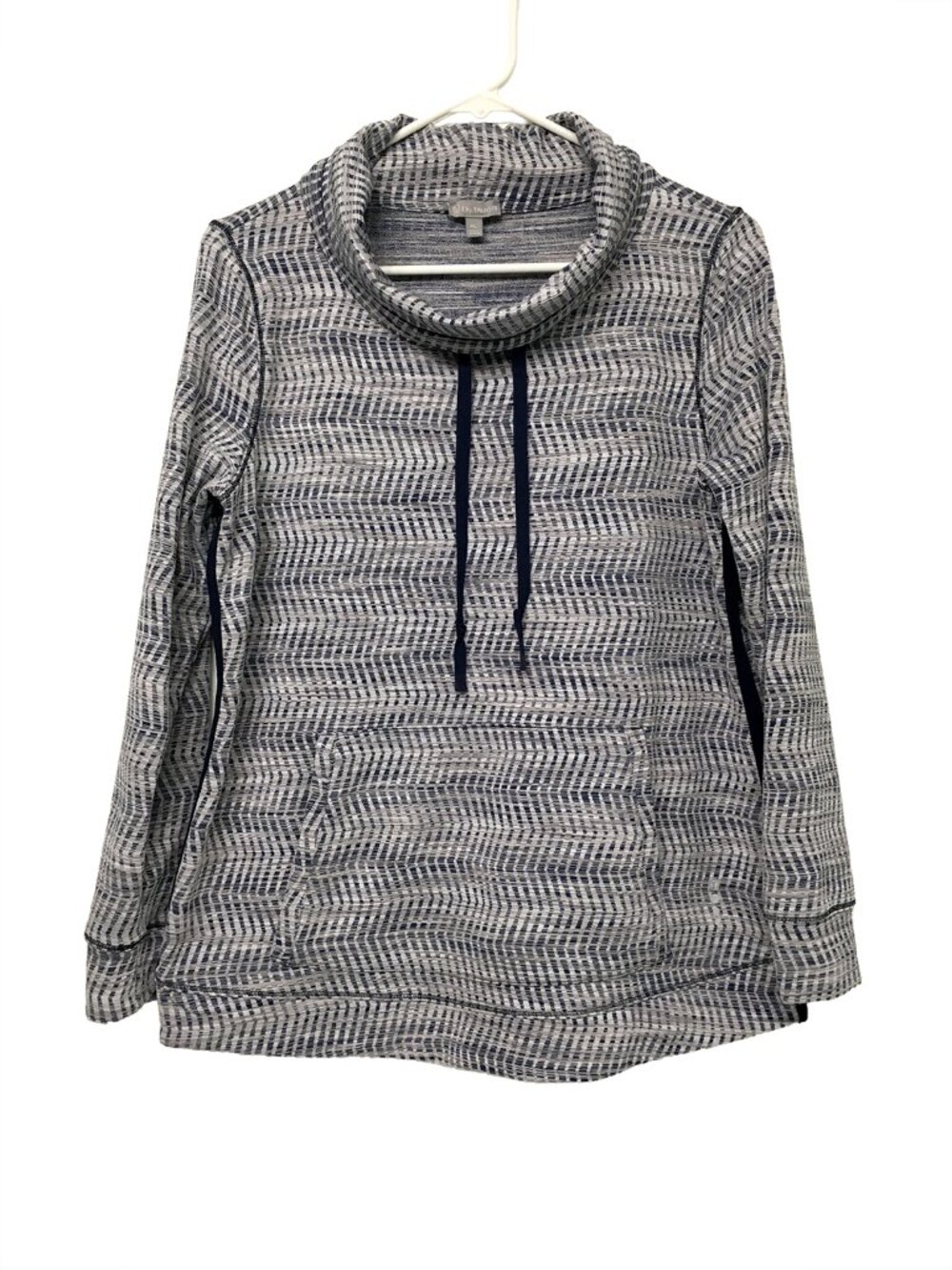 Talbots Women's Blue & White Top Size M